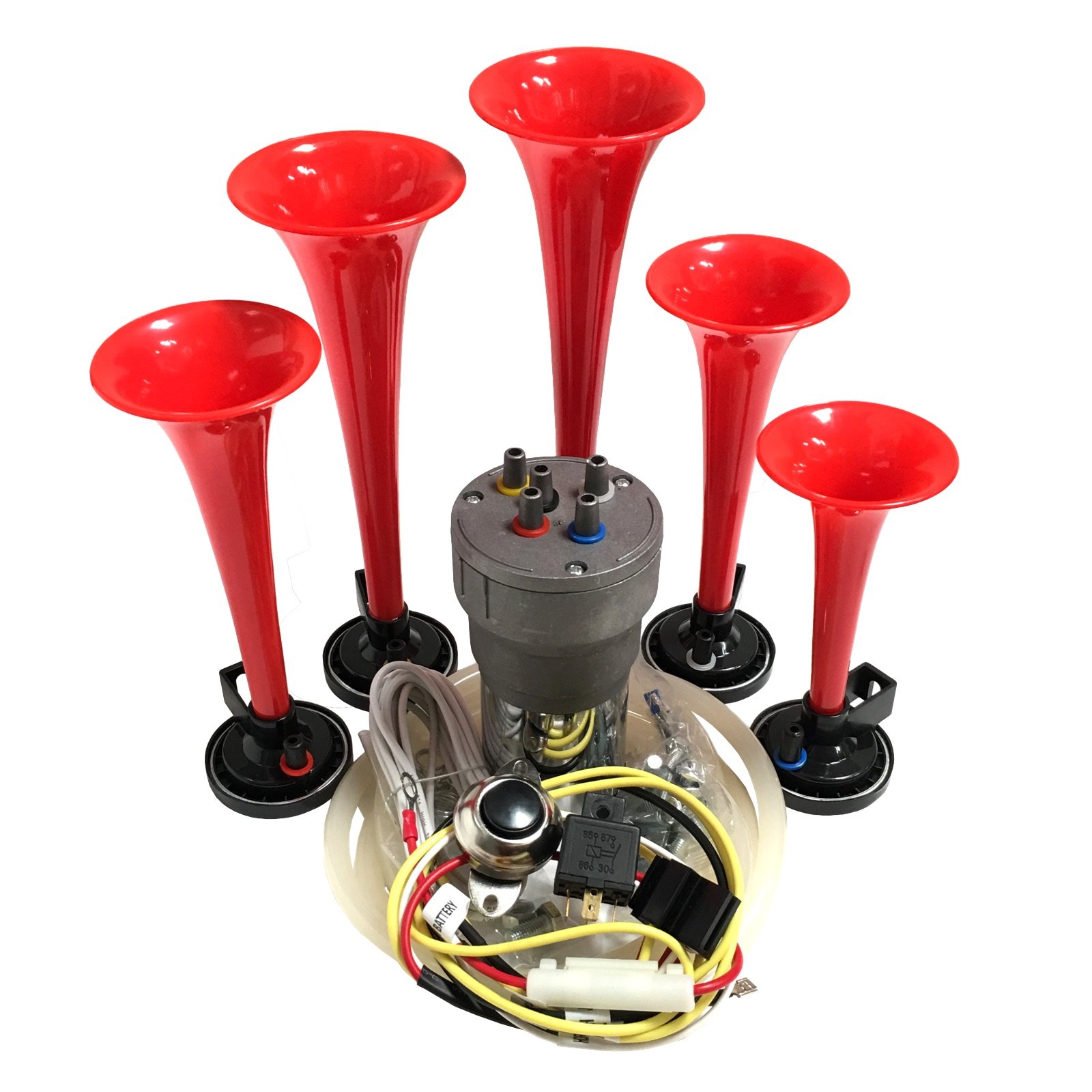Amazon.com: OEMLINK International LTD Dixie Air Horn Red